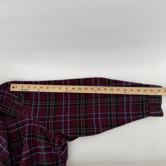 Duluth Trading Company Mens Flannel Shirt Plaid Long Sleeve Button Up 3XL Pocket - Picture 9 of 13